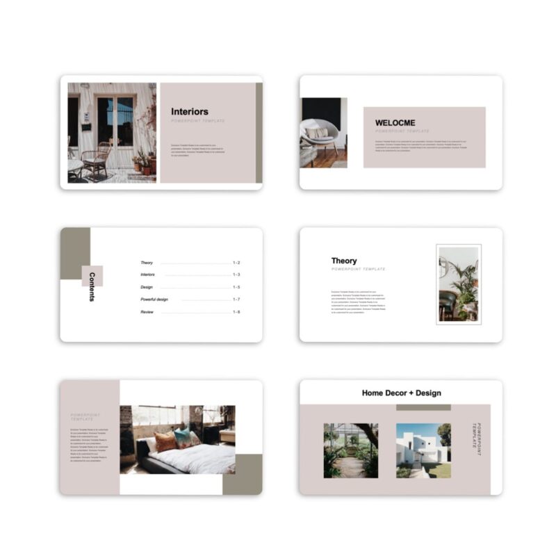 Creative Interiors Design Presentation Template - Image 3